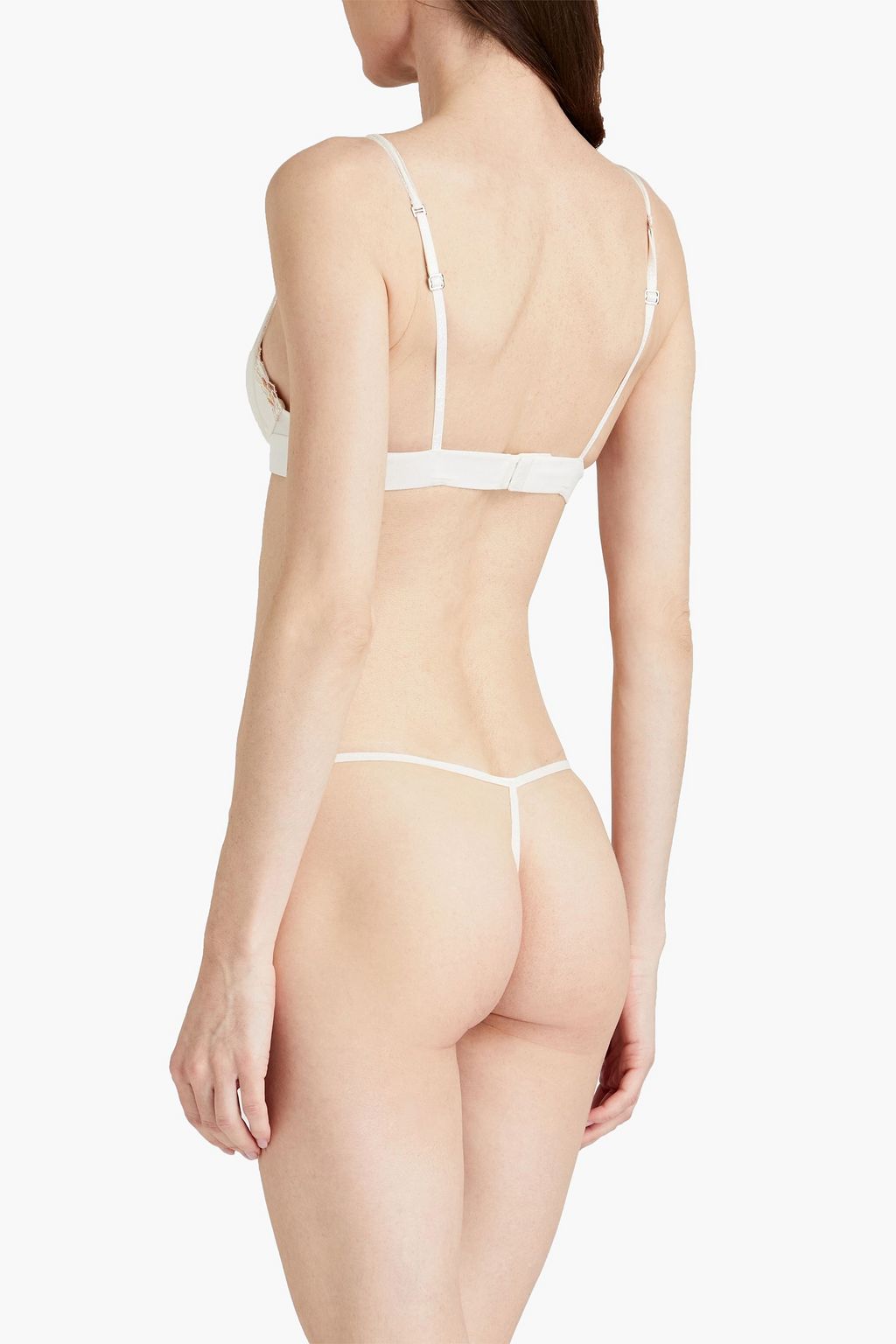 LA PERLA Leavers lace low-rise thong