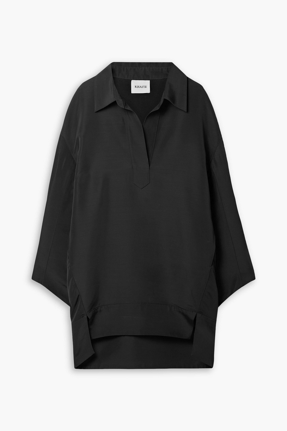 Kal faille mini shirt dress