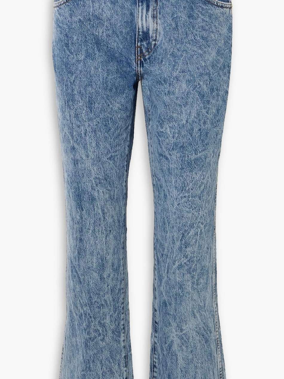 vivian cropped high-rise bootcut jeans