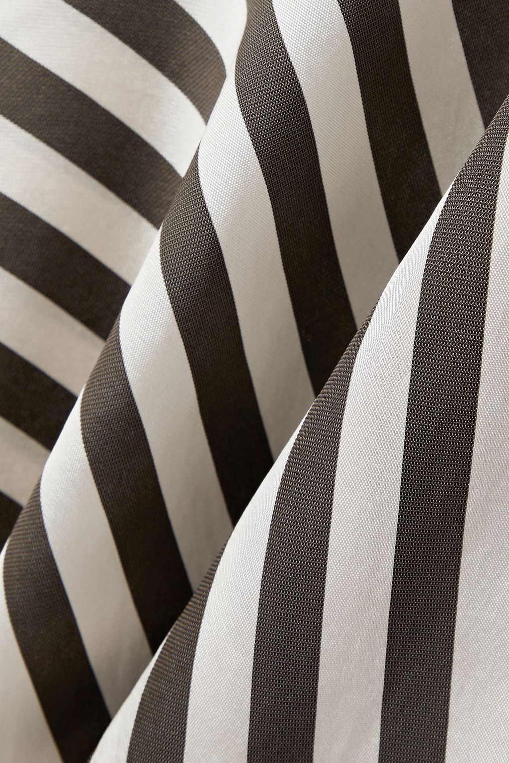 KHAITE Bellamy striped woven maxi dress