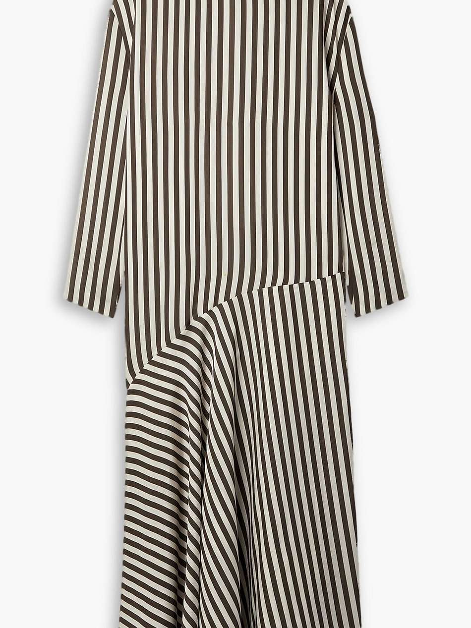 bellamy striped woven maxi dress