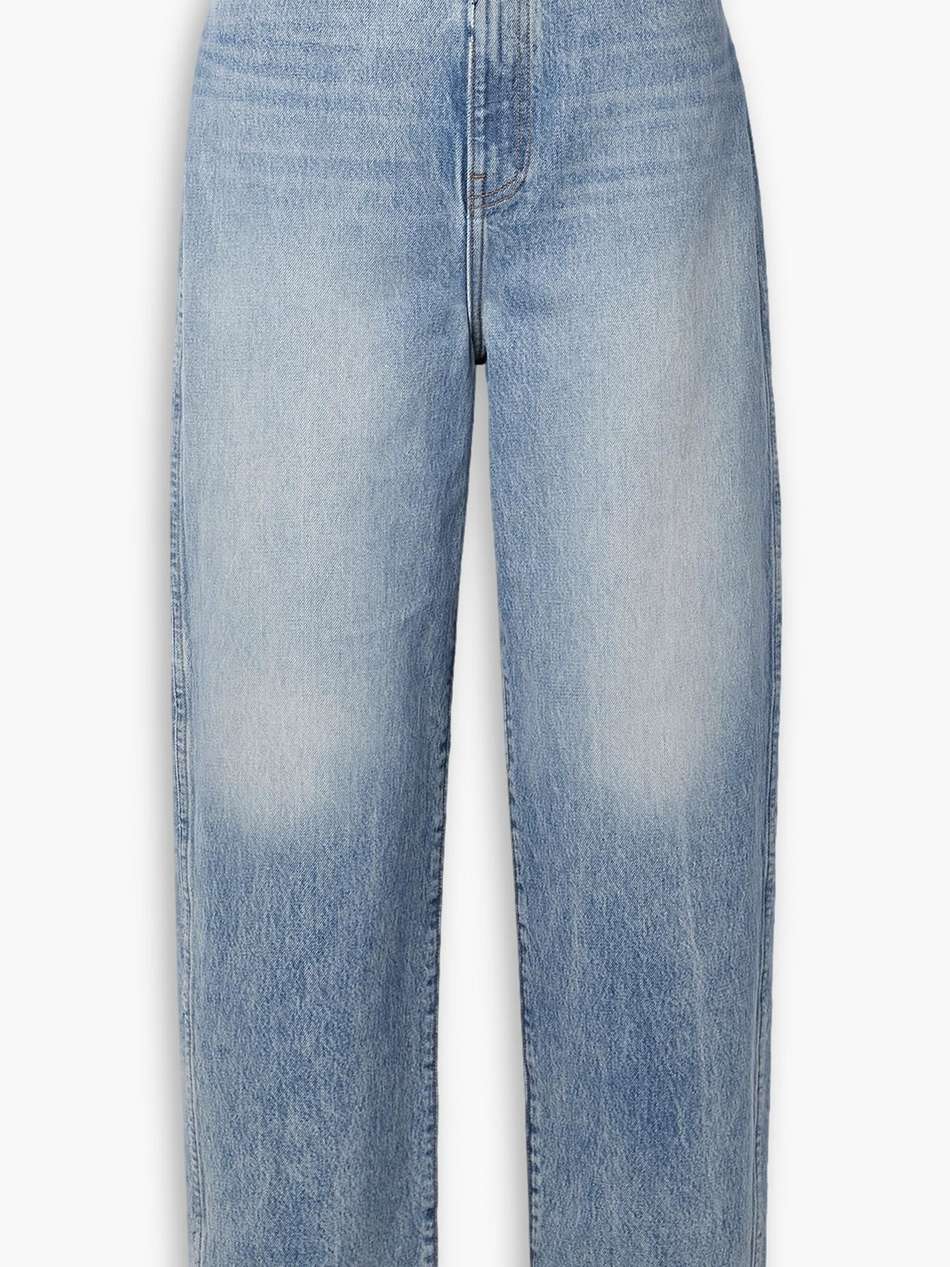 martin high-rise straight-leg jeans