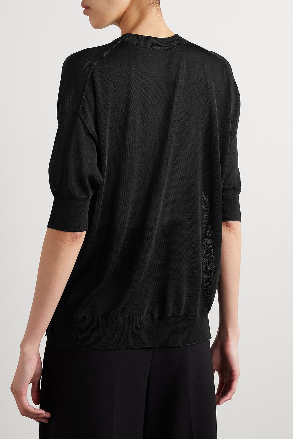 KHAITE Saffron knitted top