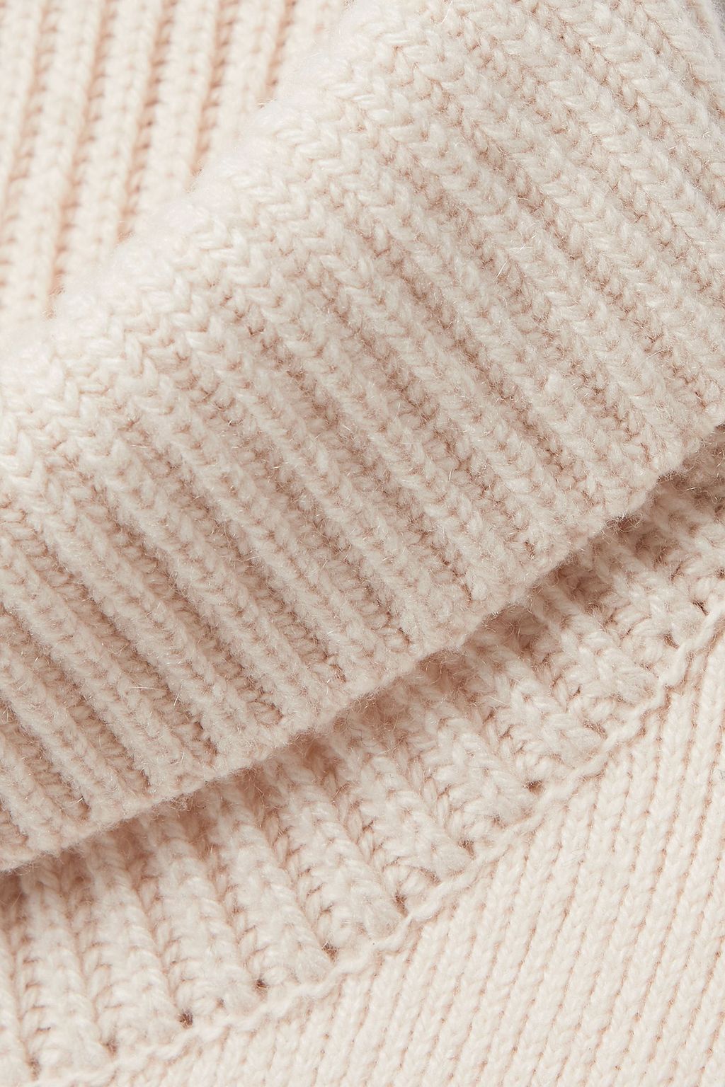 KHAITE Landen oversized brushed cashmere turtleneck sweater