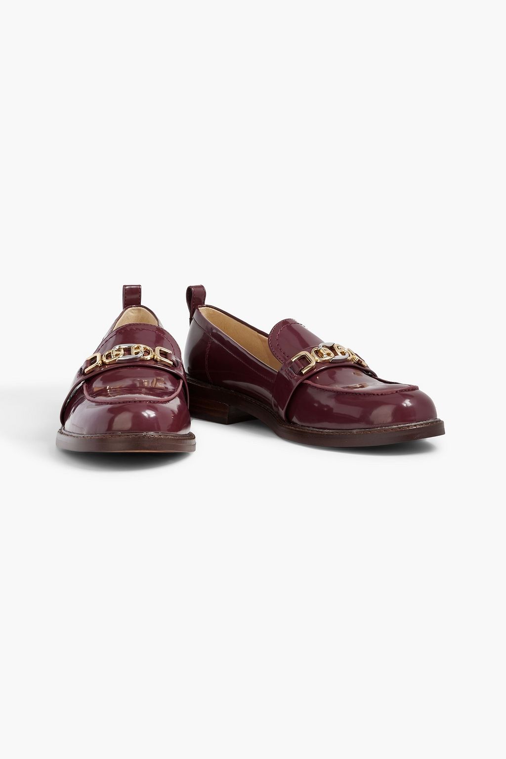 SAM EDELMAN حذاء لوفر ’كريستي’ من الجلد اللامع الصناعي