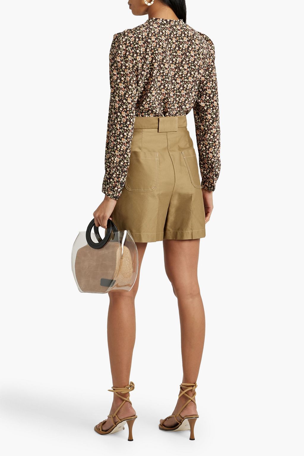 JOIE Eldridge floral-print silk crepe de chine blouse