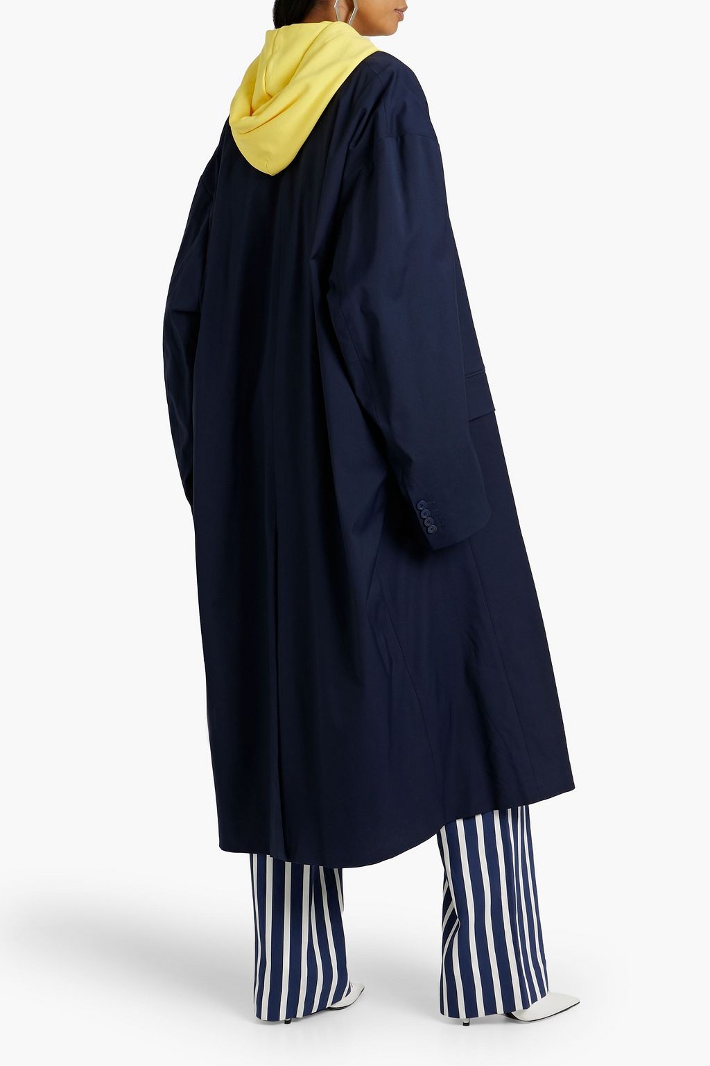 BALENCIAGA Oversized stretch-twill coat