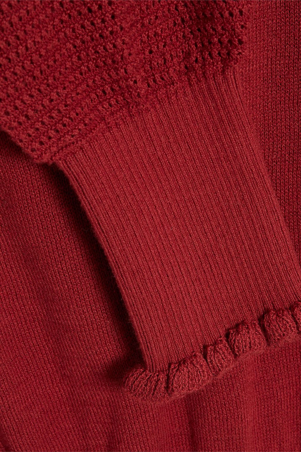 JOIE Josepha crochet-knit cotton sweater