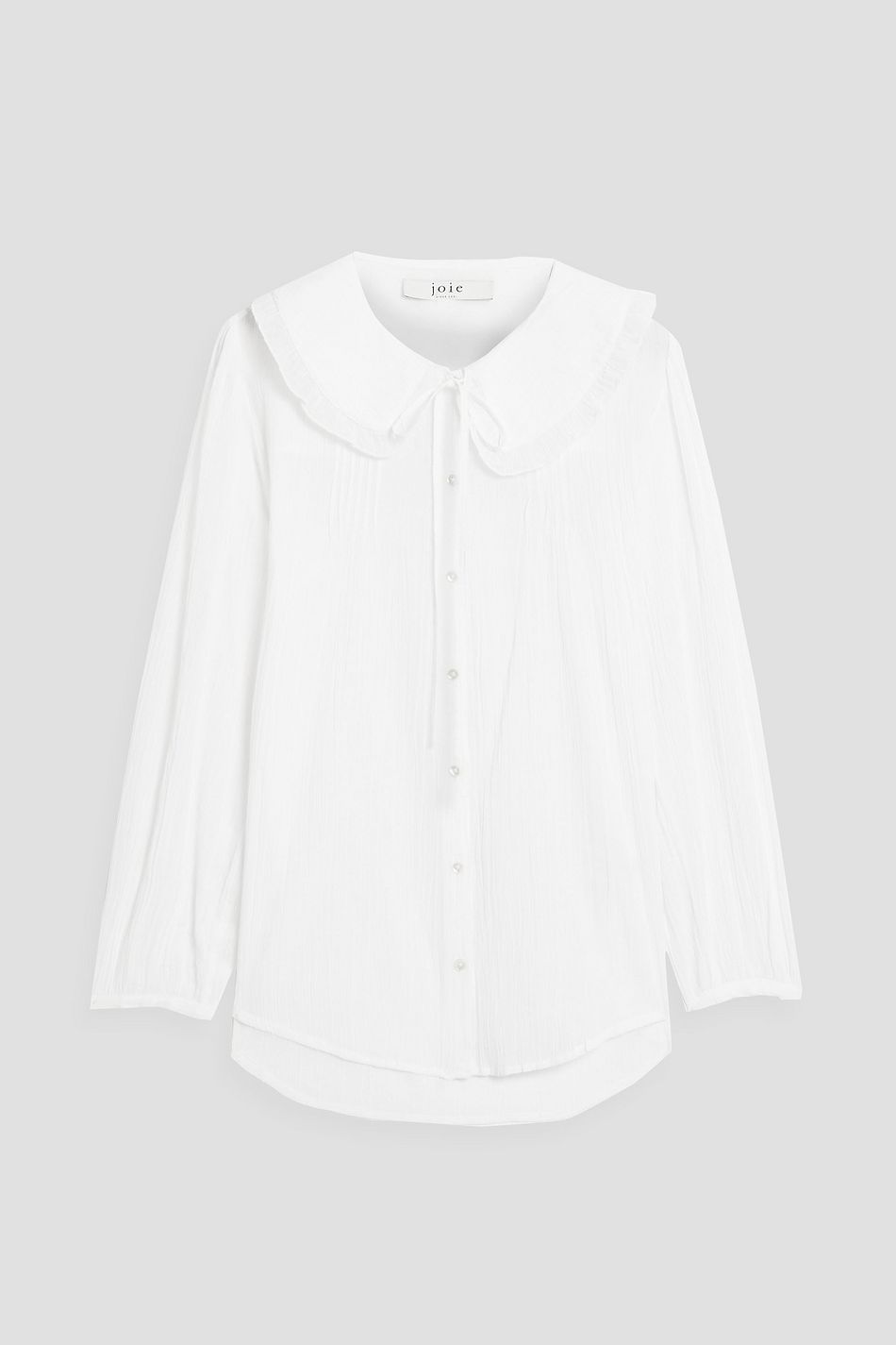 JOIE Crinkled cottongauze blouse THE