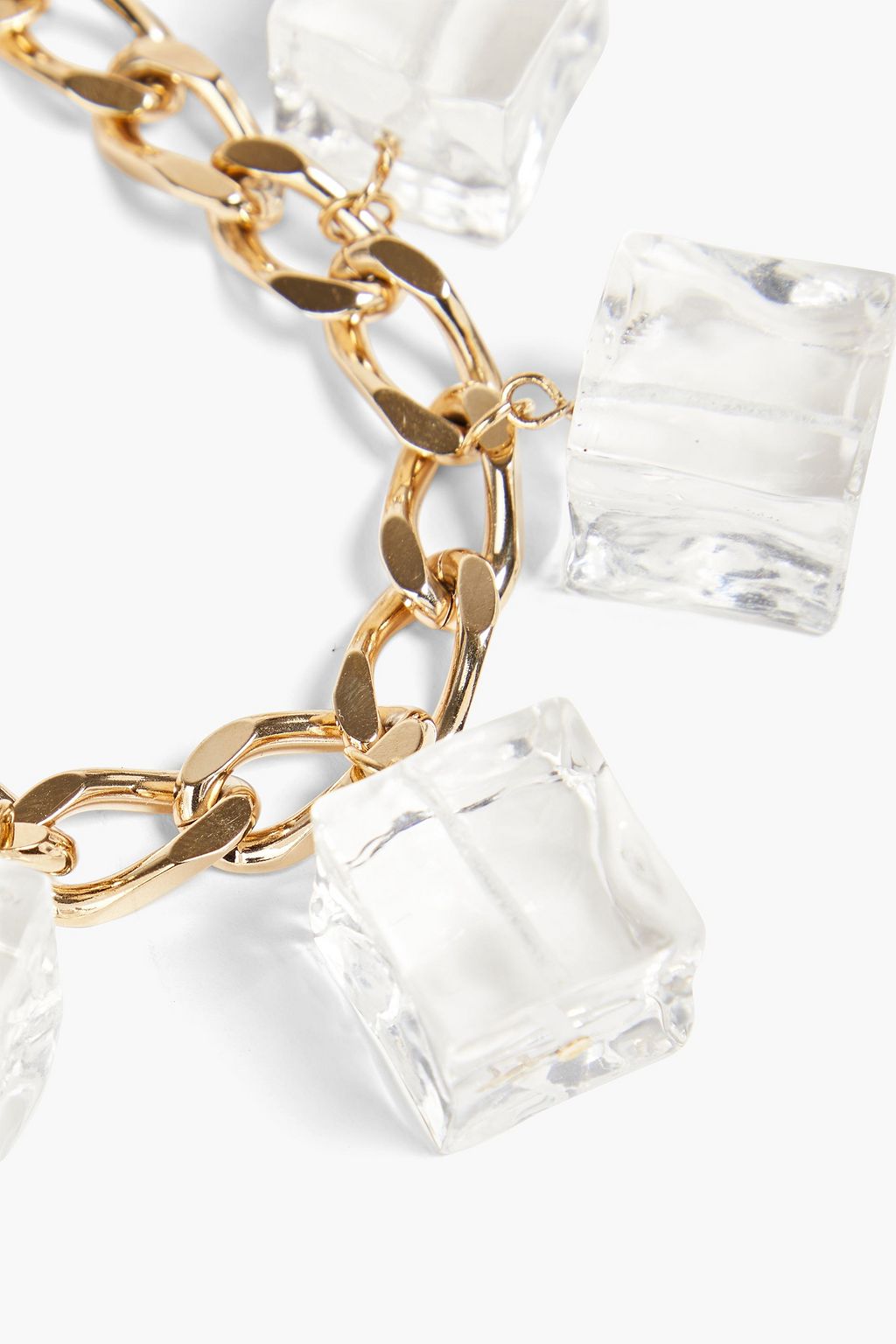 JACQUEMUS Gold-tone resin bracelet