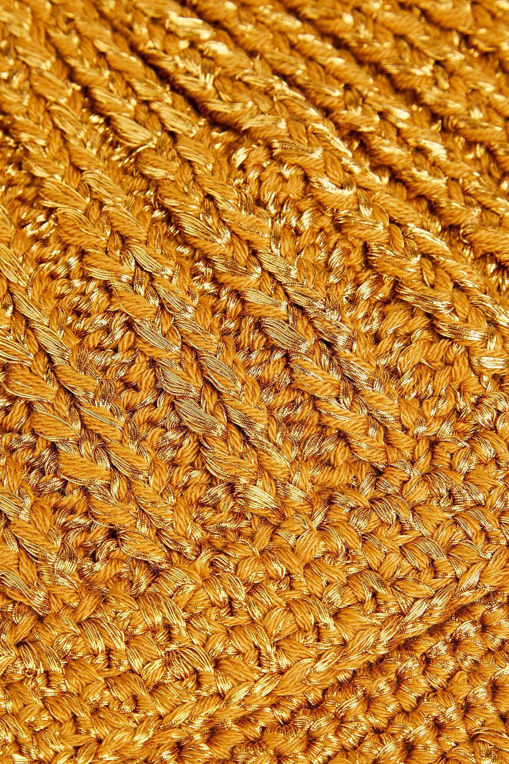 MISSONI Metallic ribbed-knit beanie