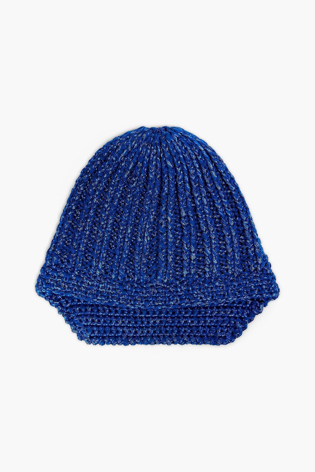 MISSONI Metallic ribbed-knit beanie