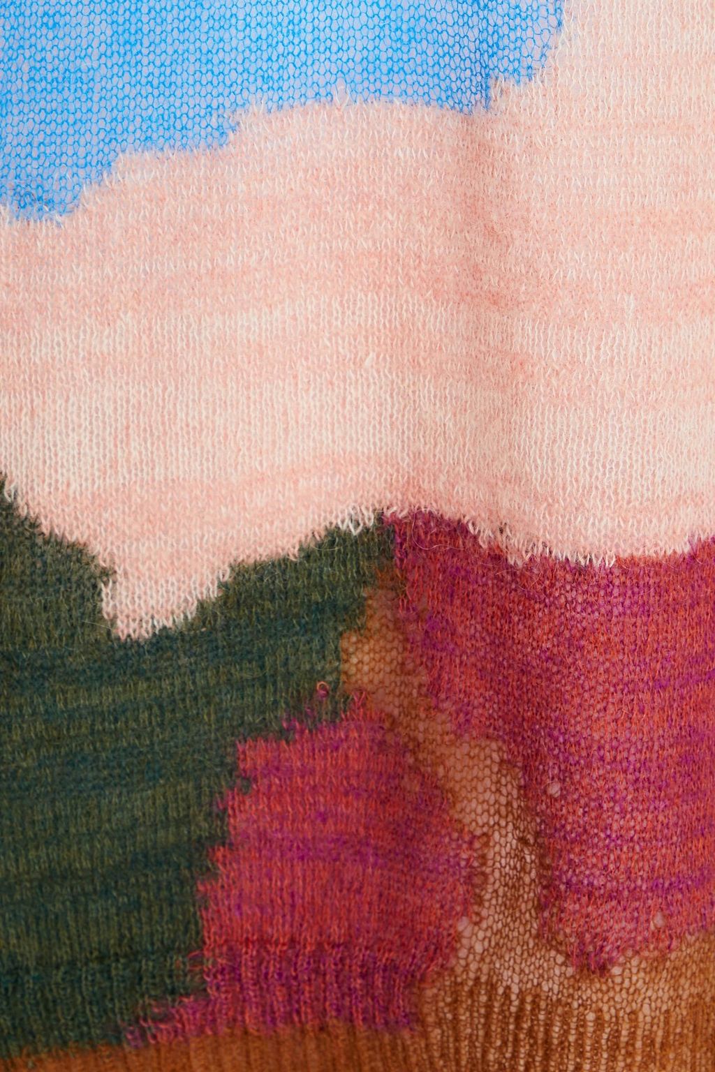 DRIES VAN NOTEN Strickpullover mit Intarsienmuster