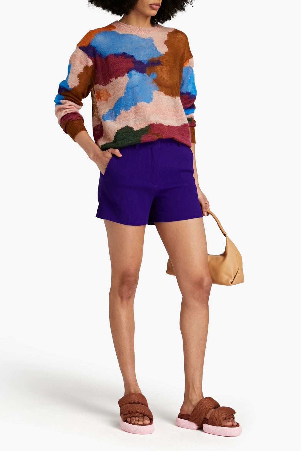 DRIES VAN NOTEN Strickpullover mit Intarsienmuster