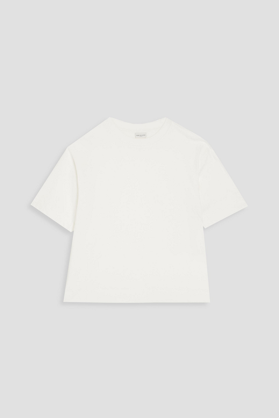 Dries Van Noten Cotton-jersey T-shirt In White
