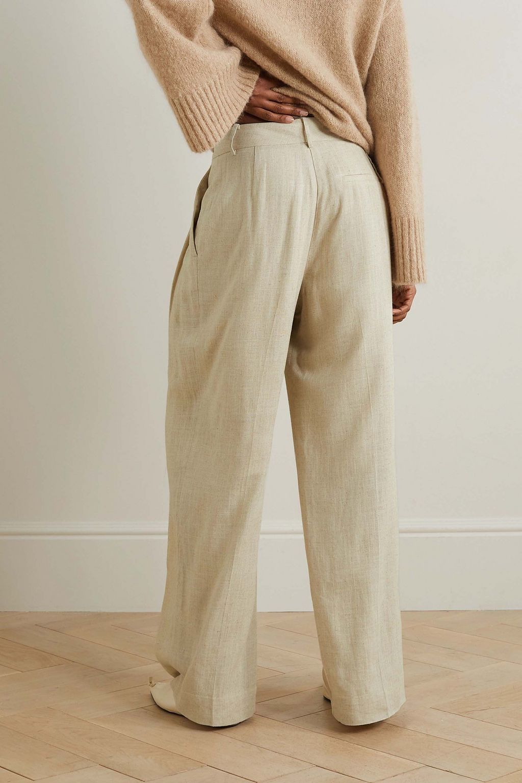 BY MALENE BIRGER بنطال Cymbaria بأرجل واسعة من الفوال