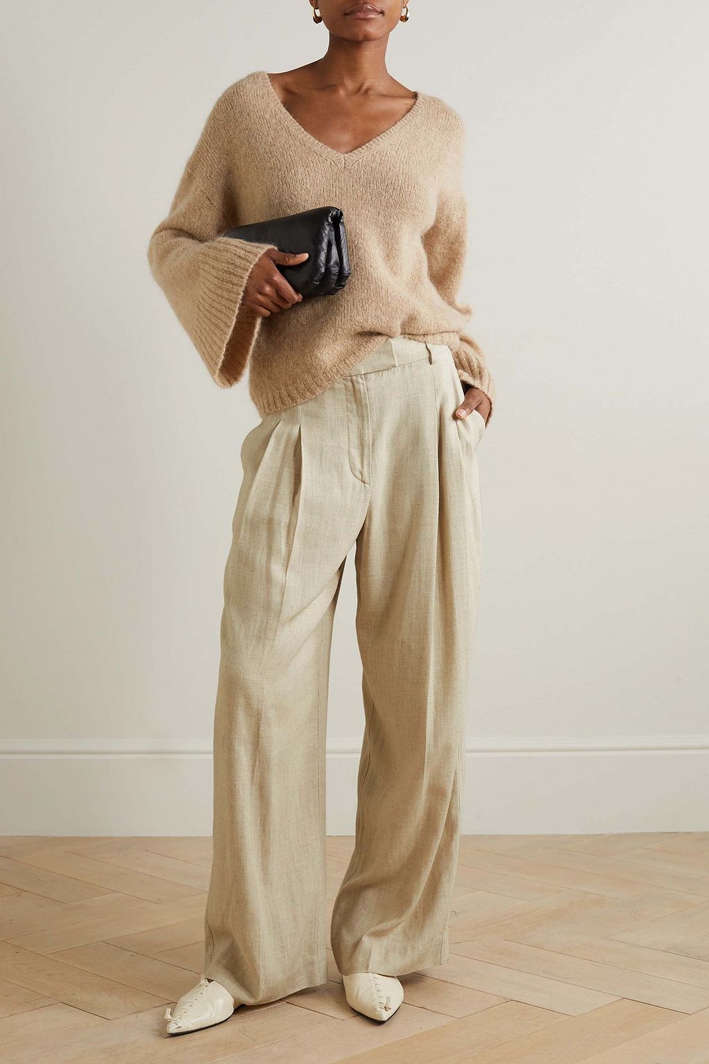 BY MALENE BIRGER بنطال Cymbaria بأرجل واسعة من الفوال
