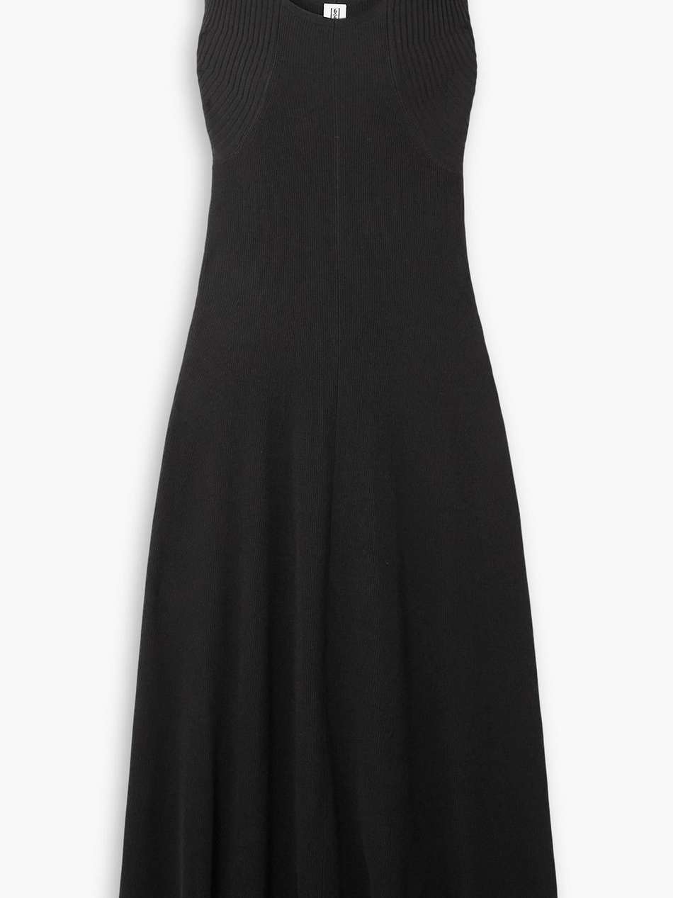 lilo ribbed-knit midi dress