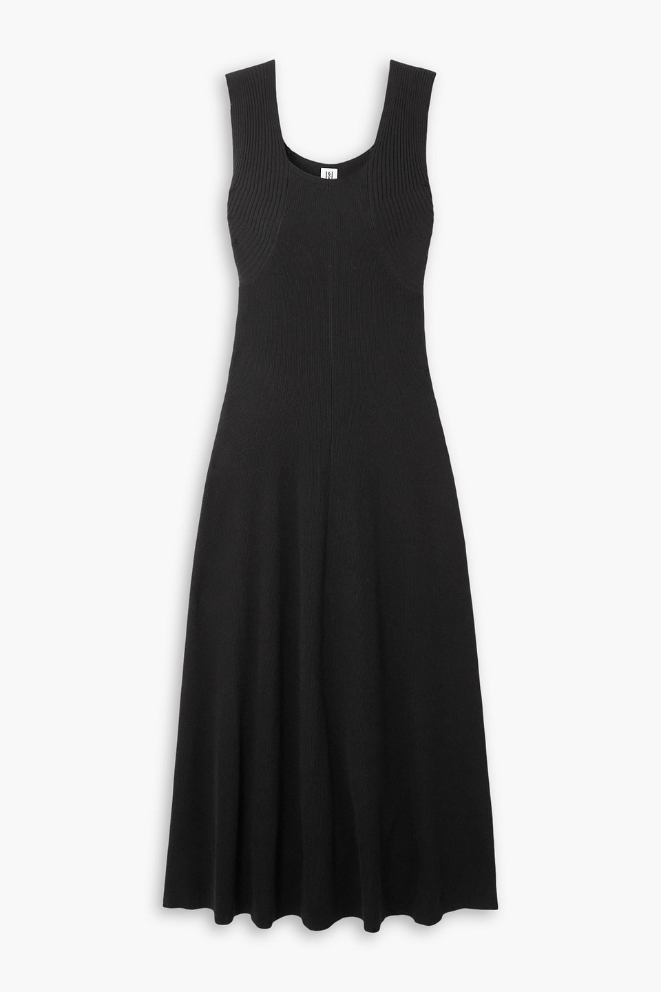 Lilo ribbed-knit midi dress