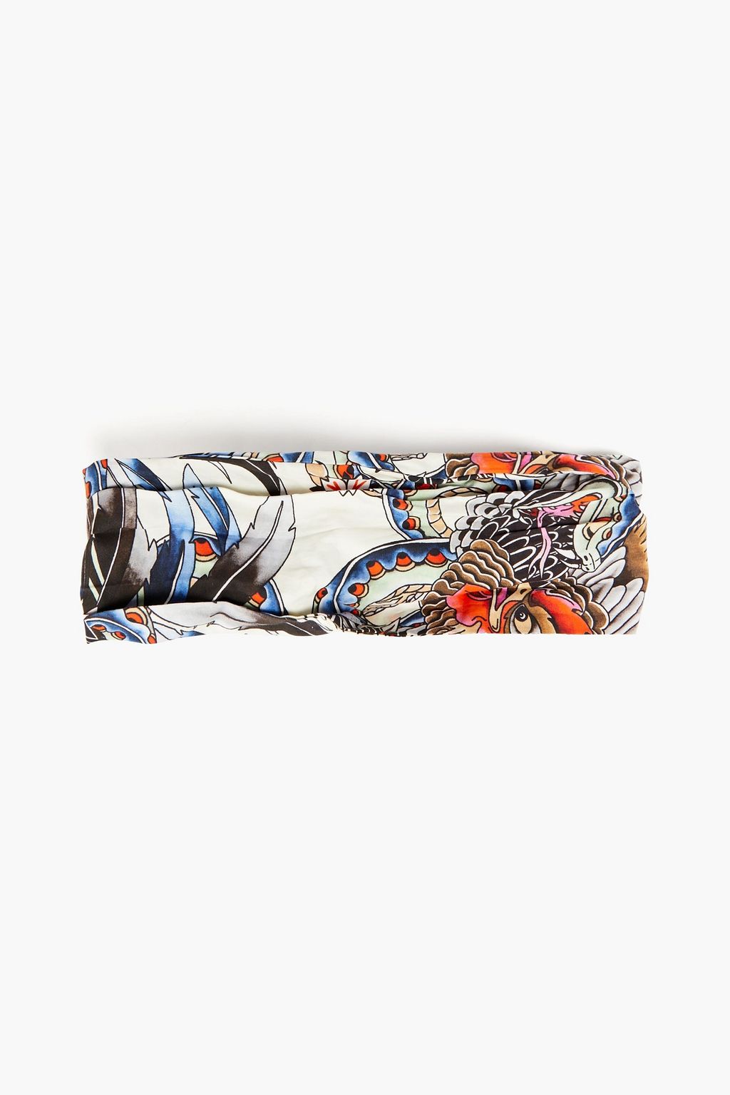 RED(V) Printed cotton-mousseline headband