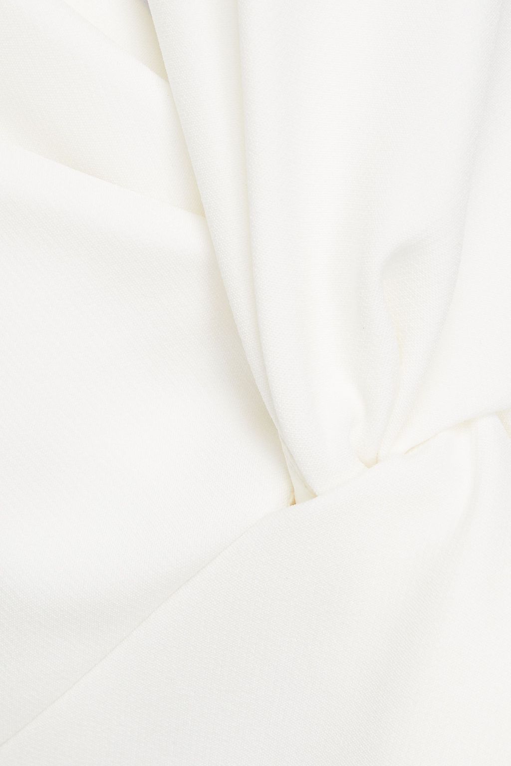 HALSTON Twisted stretch-cady gown