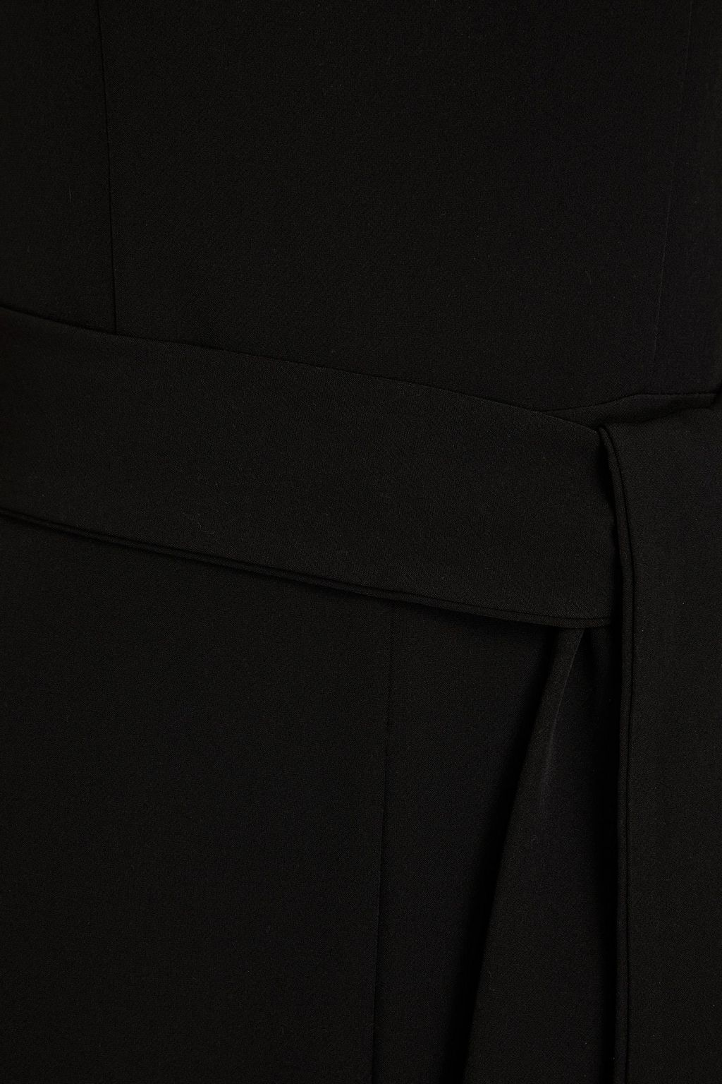 HALSTON Leia stretch-crepe wide-leg jumpsuit