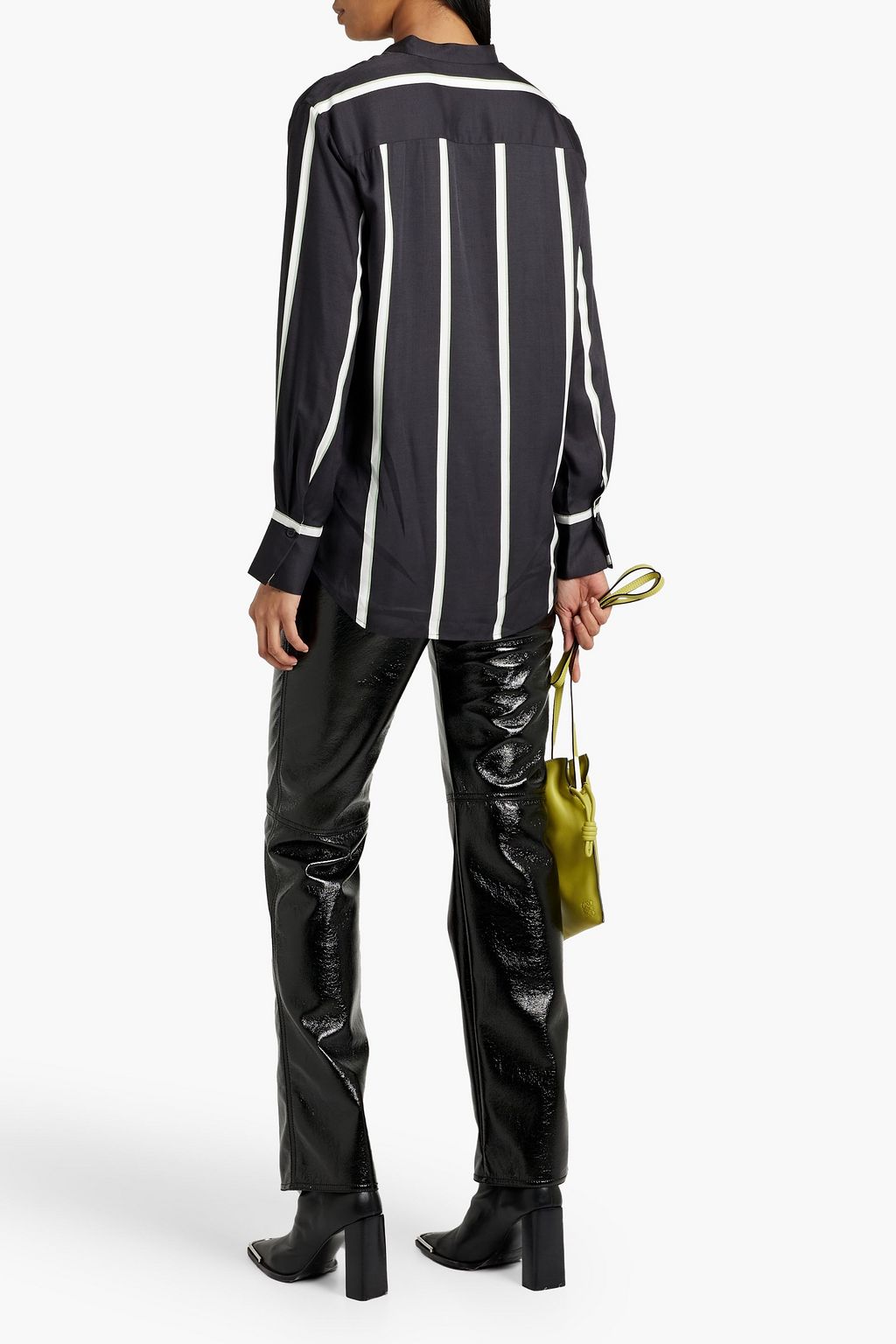 EQUIPMENT Leonne striped crepe shirt