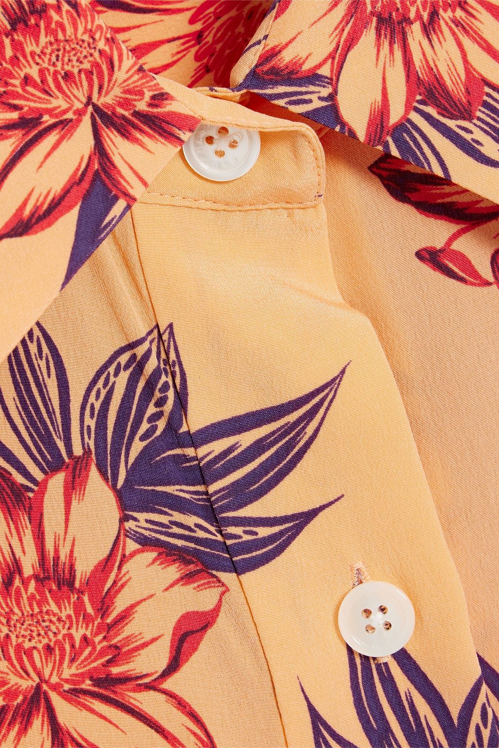 EQUIPMENT Quinne floral-print silk crepe de chine shirt