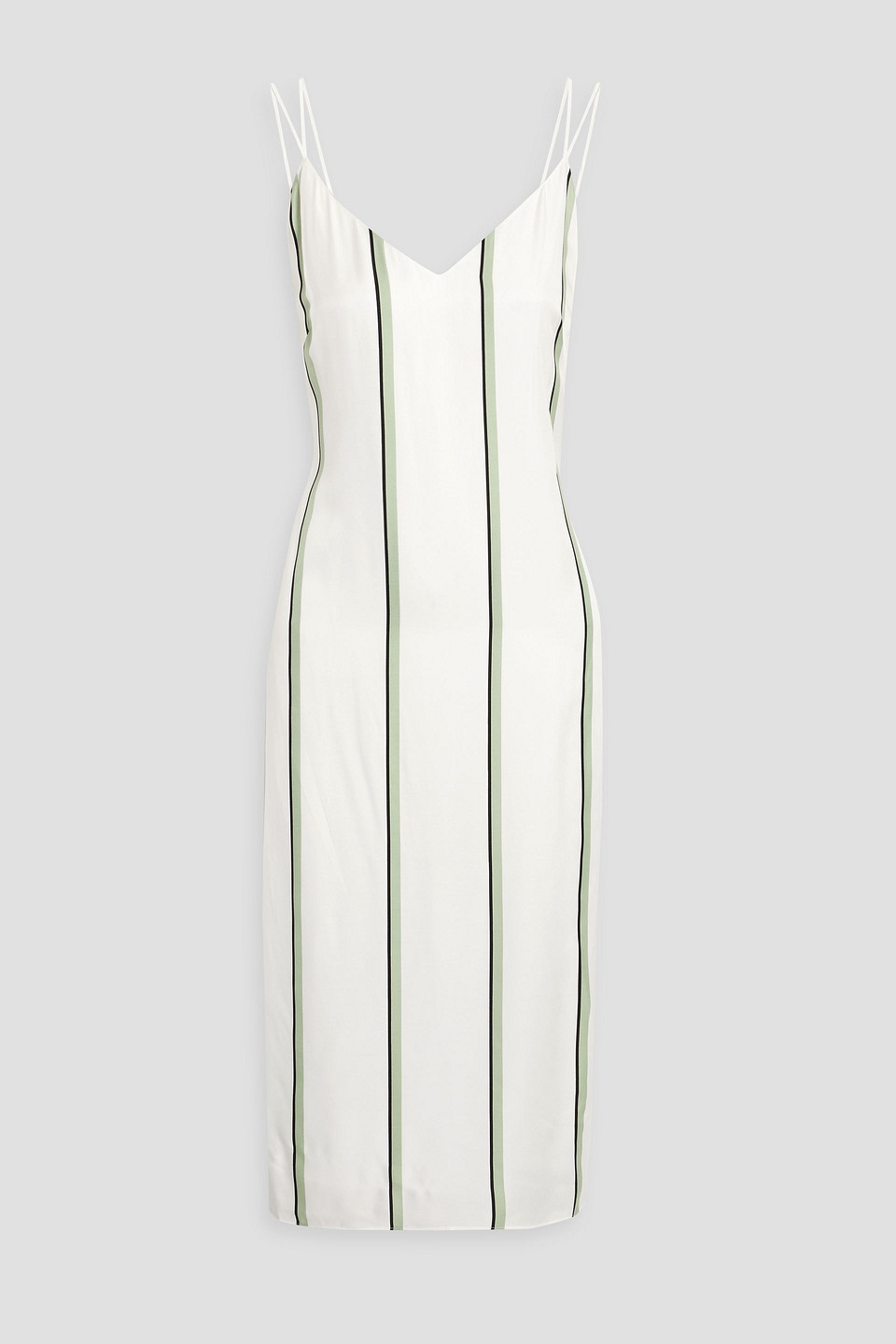 Aita striped satin dress