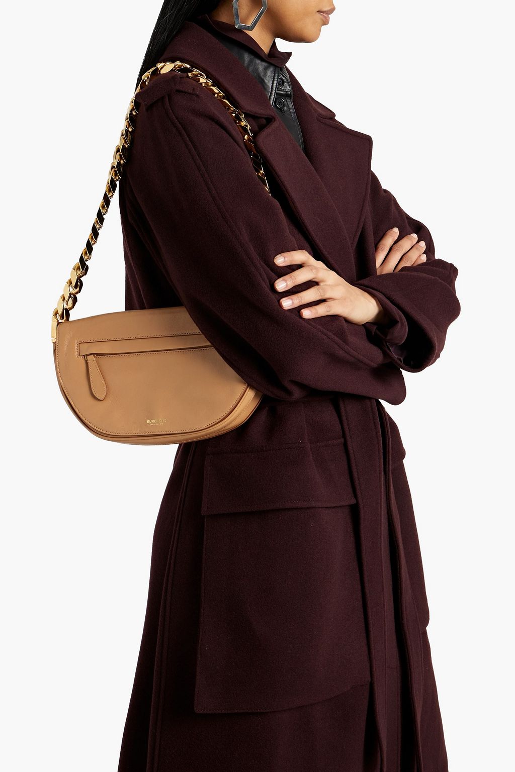 BURBERRY Leather shoulder bag THE