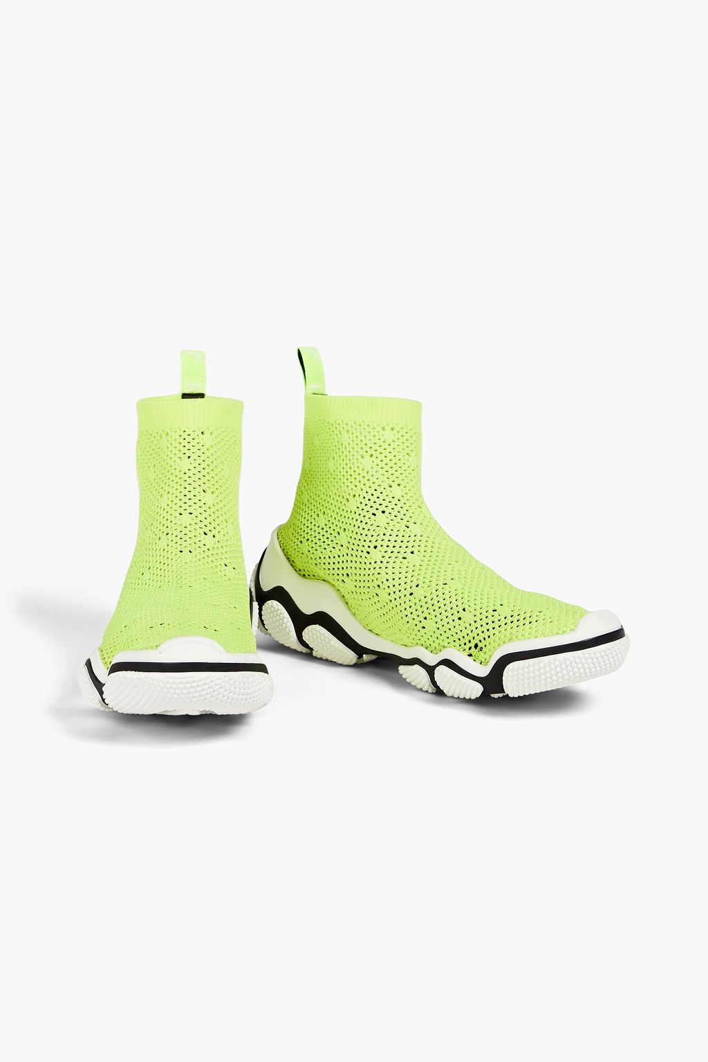 RED(V) Mesh high-top sneakers