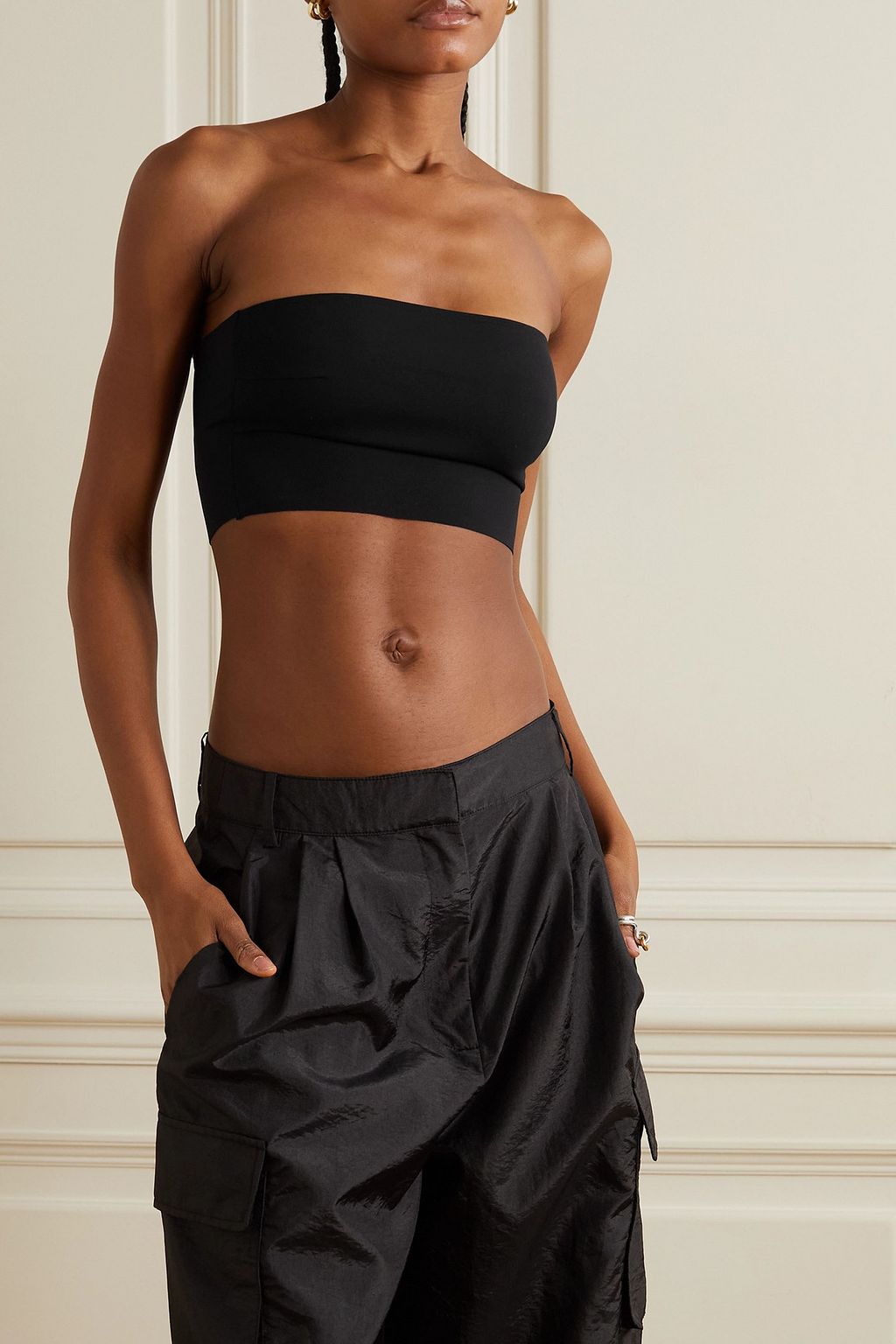 COMMANDO Stretch-knit bandeau top