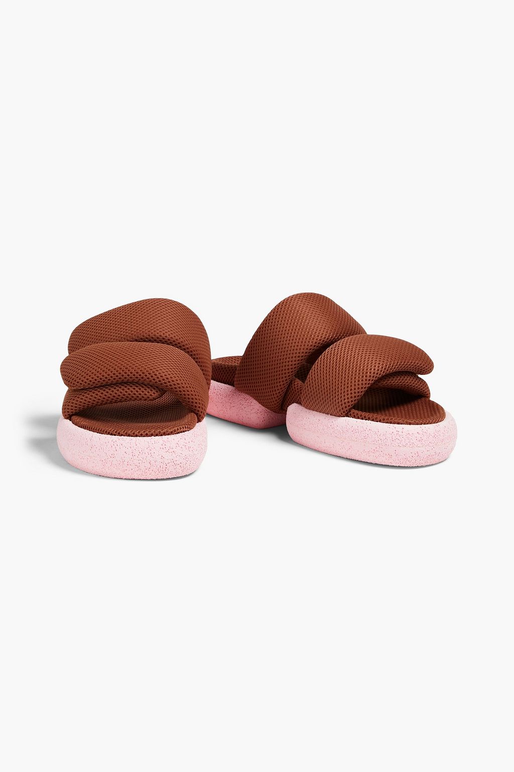 DRIES VAN NOTEN 패딩 메쉬 샌들