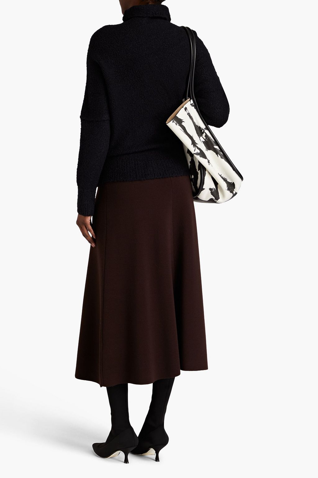 PROENZA SCHOULER Ribbed bouclé-knit turtleneck sweater