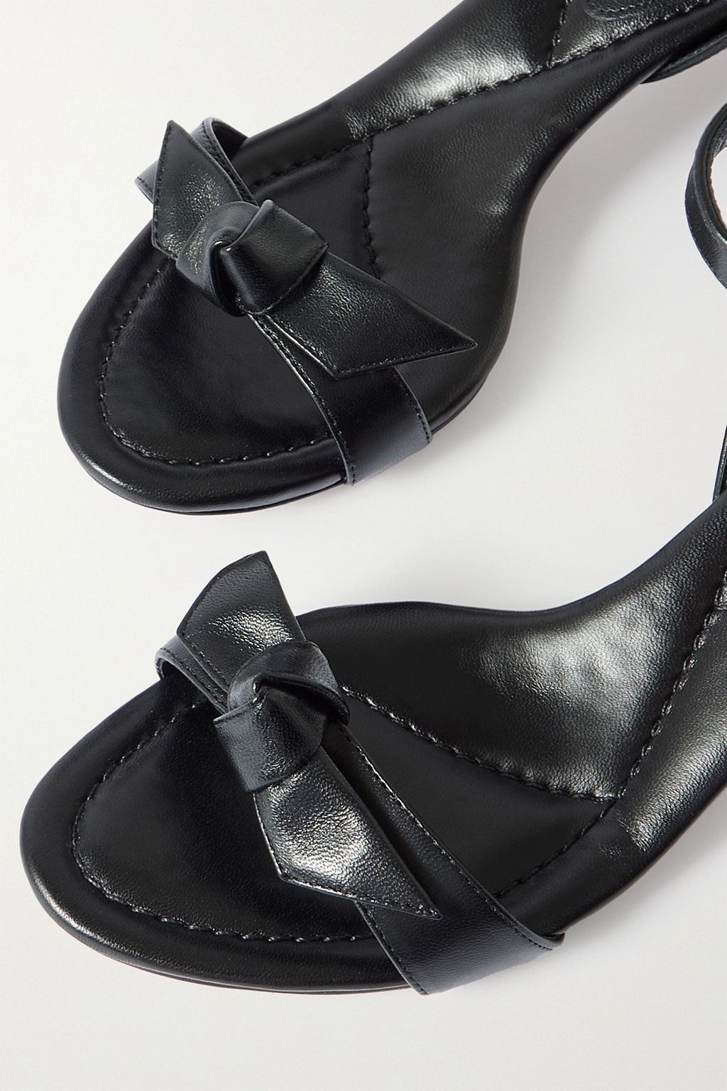 ALEXANDRE BIRMAN Clarita bow-detailed leather sandals