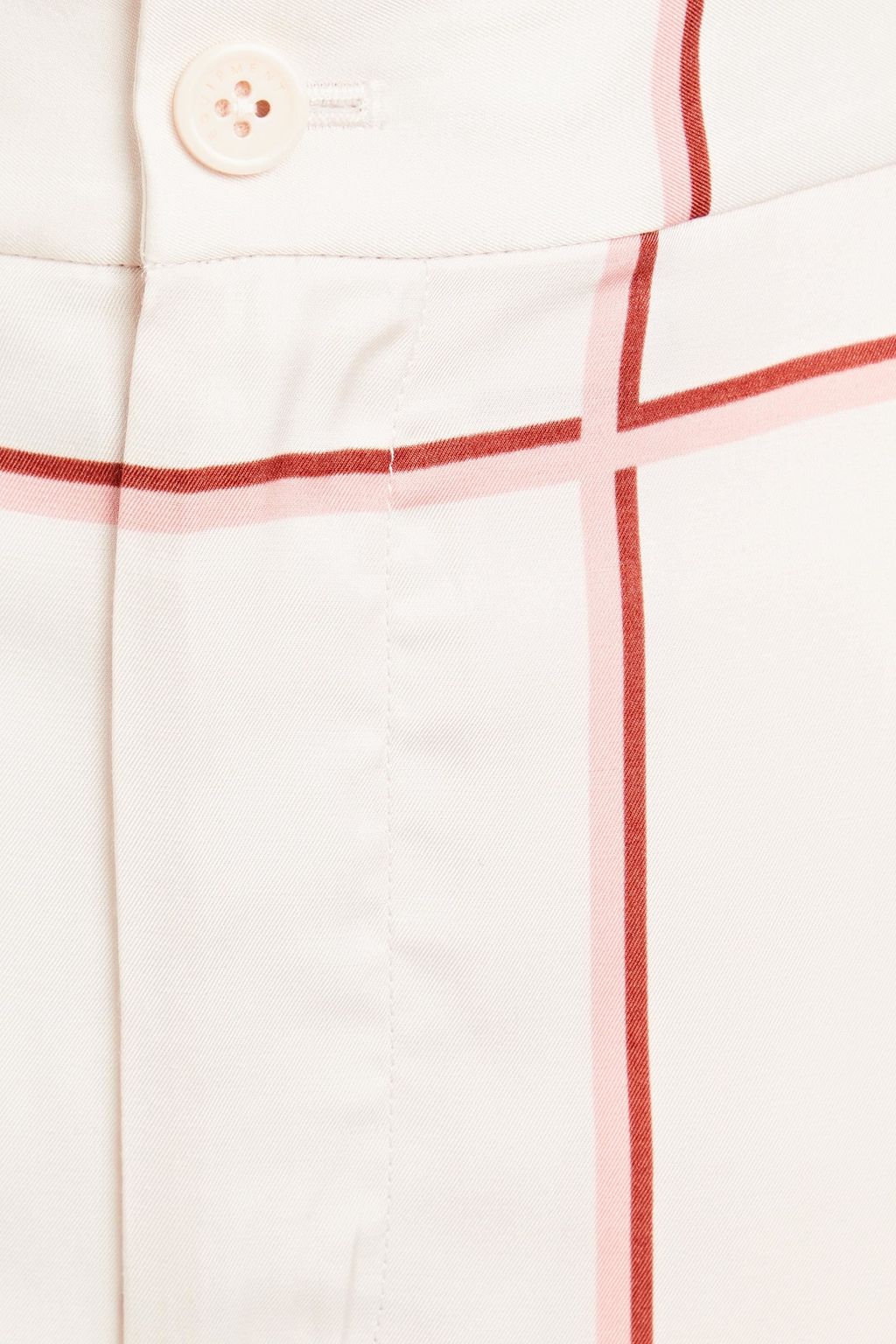 EQUIPMENT Aeslin checked satin wide-leg pants