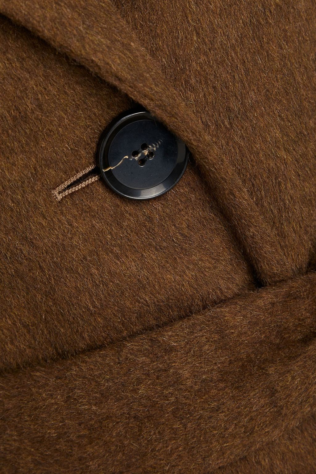 PROENZA SCHOULER Belted brushed wool-blend felt coat