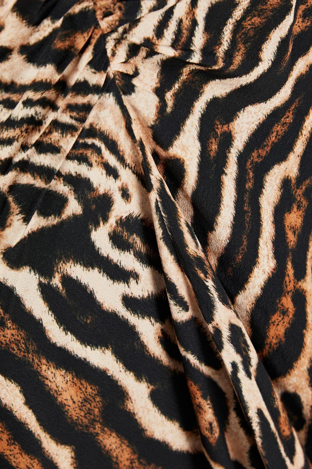 PROENZA SCHOULER Ruched leopard-print crepe de chine midi dress