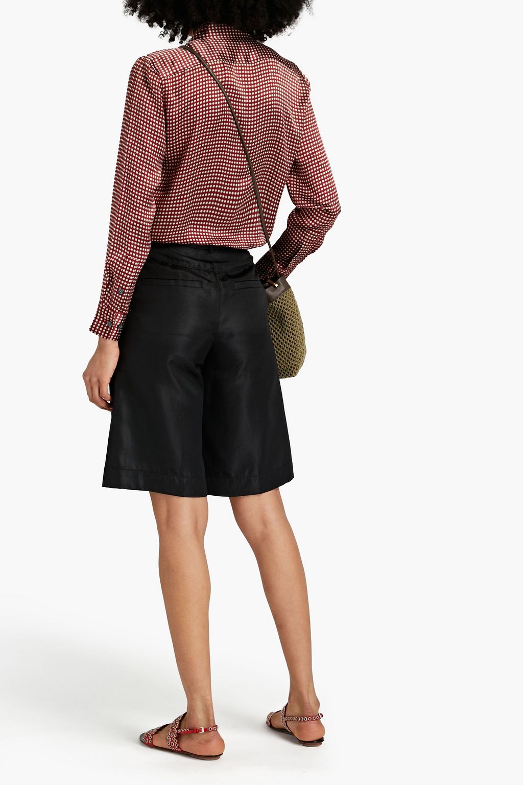 EQUIPMENT Leema printed silk-satin shirt