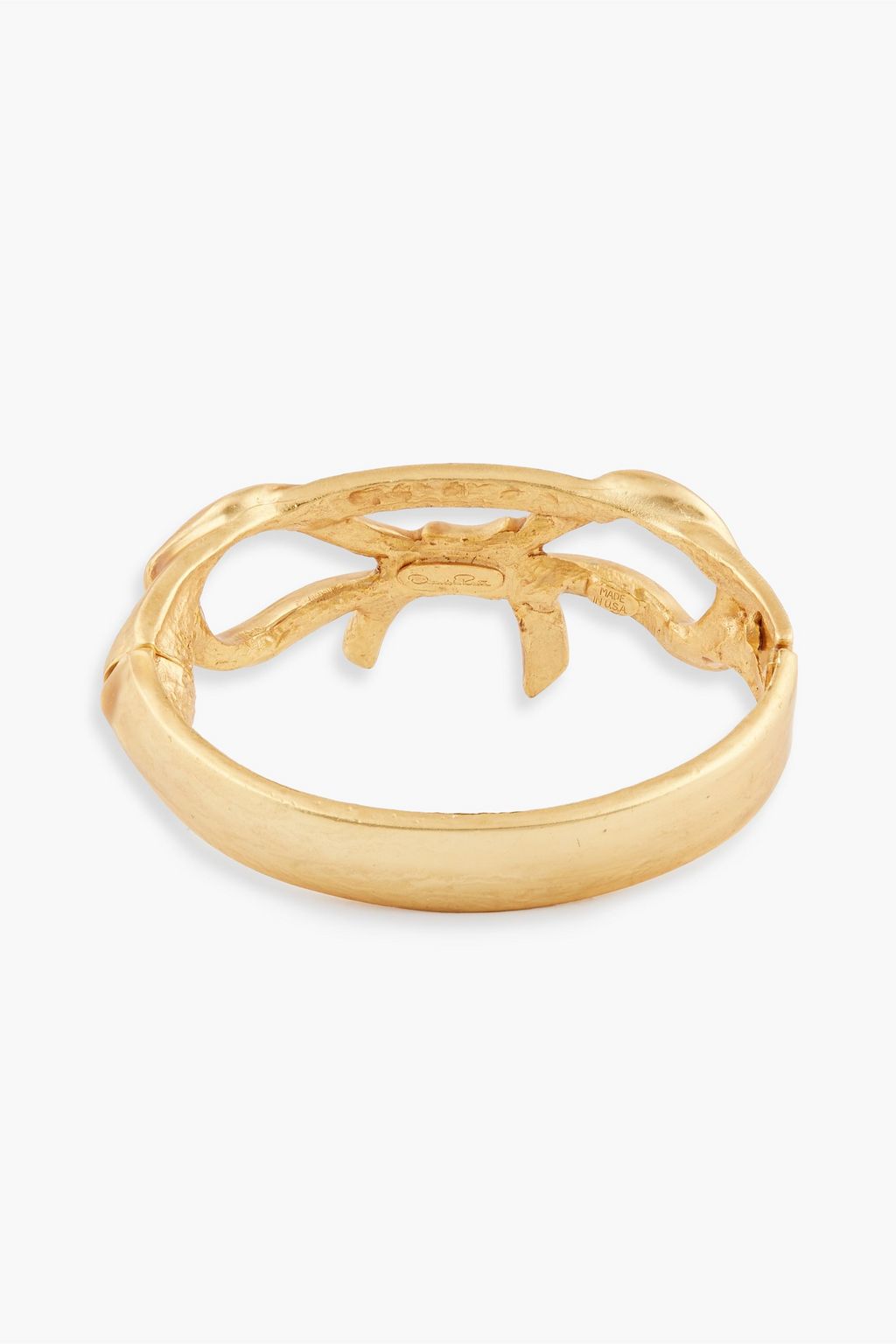 OSCAR DE LA RENTA Gold-tone bracelet