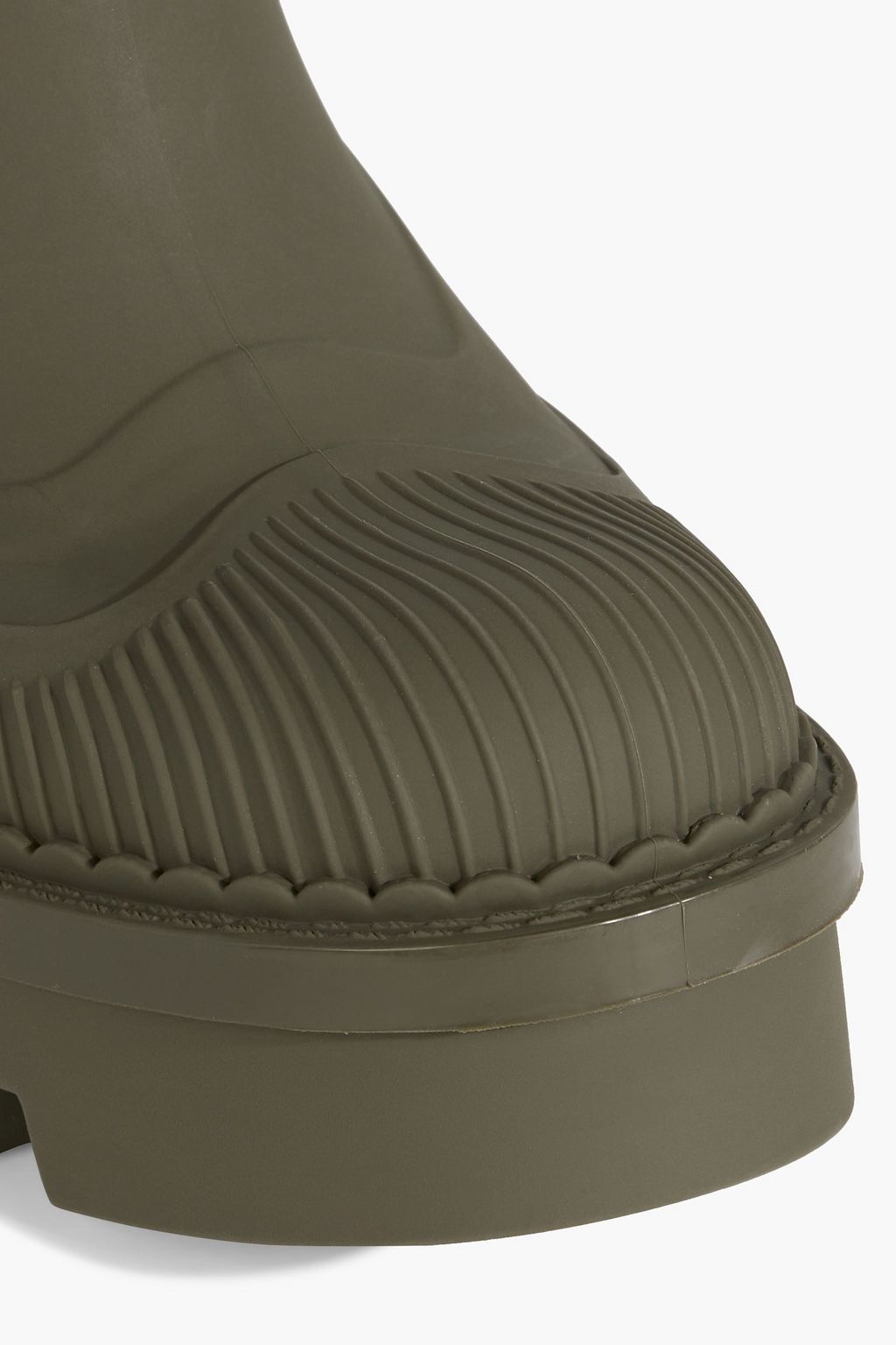 CHLOÉ Raina embossed rubber rain boots