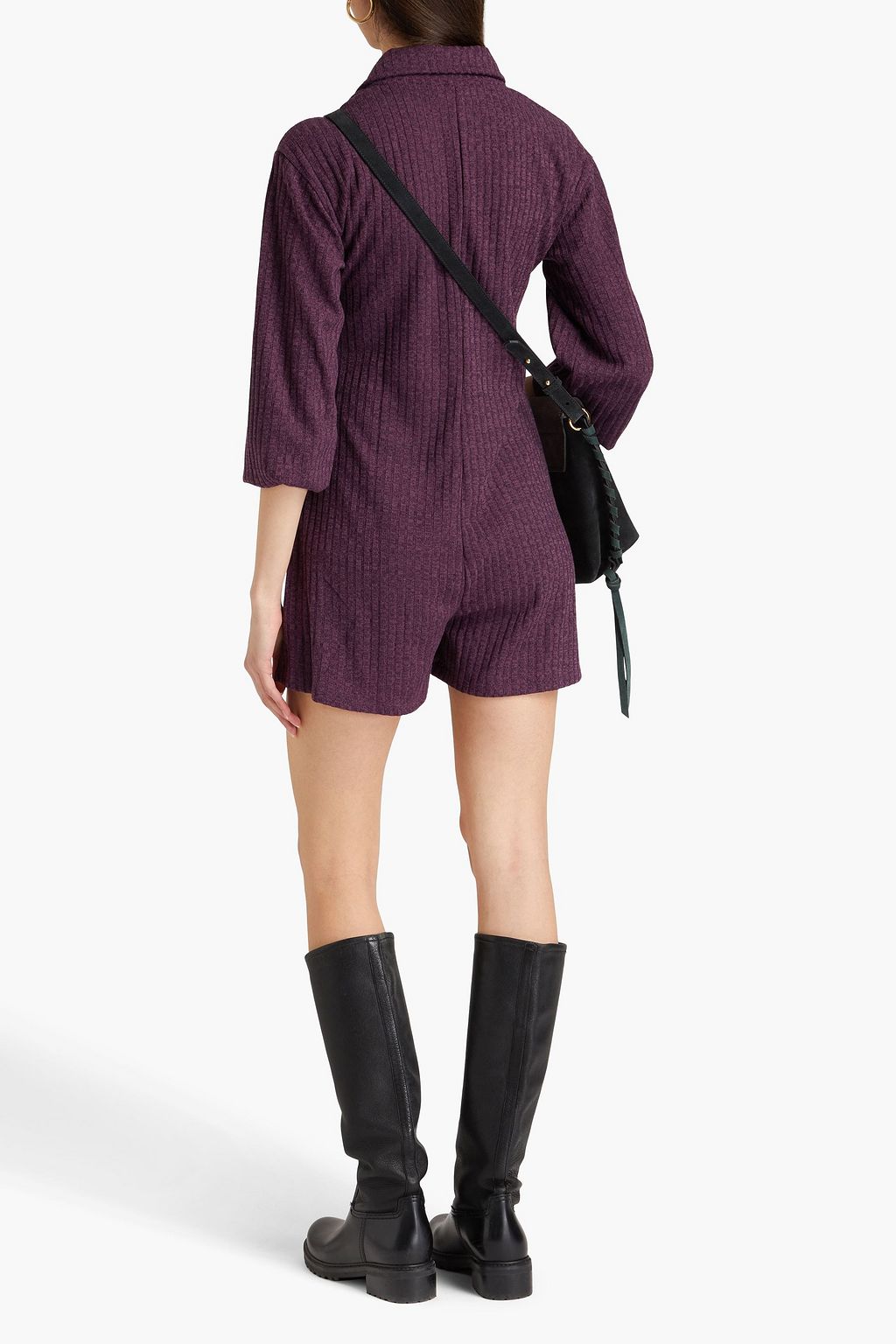 ONIA Ribbed-knit playsuit