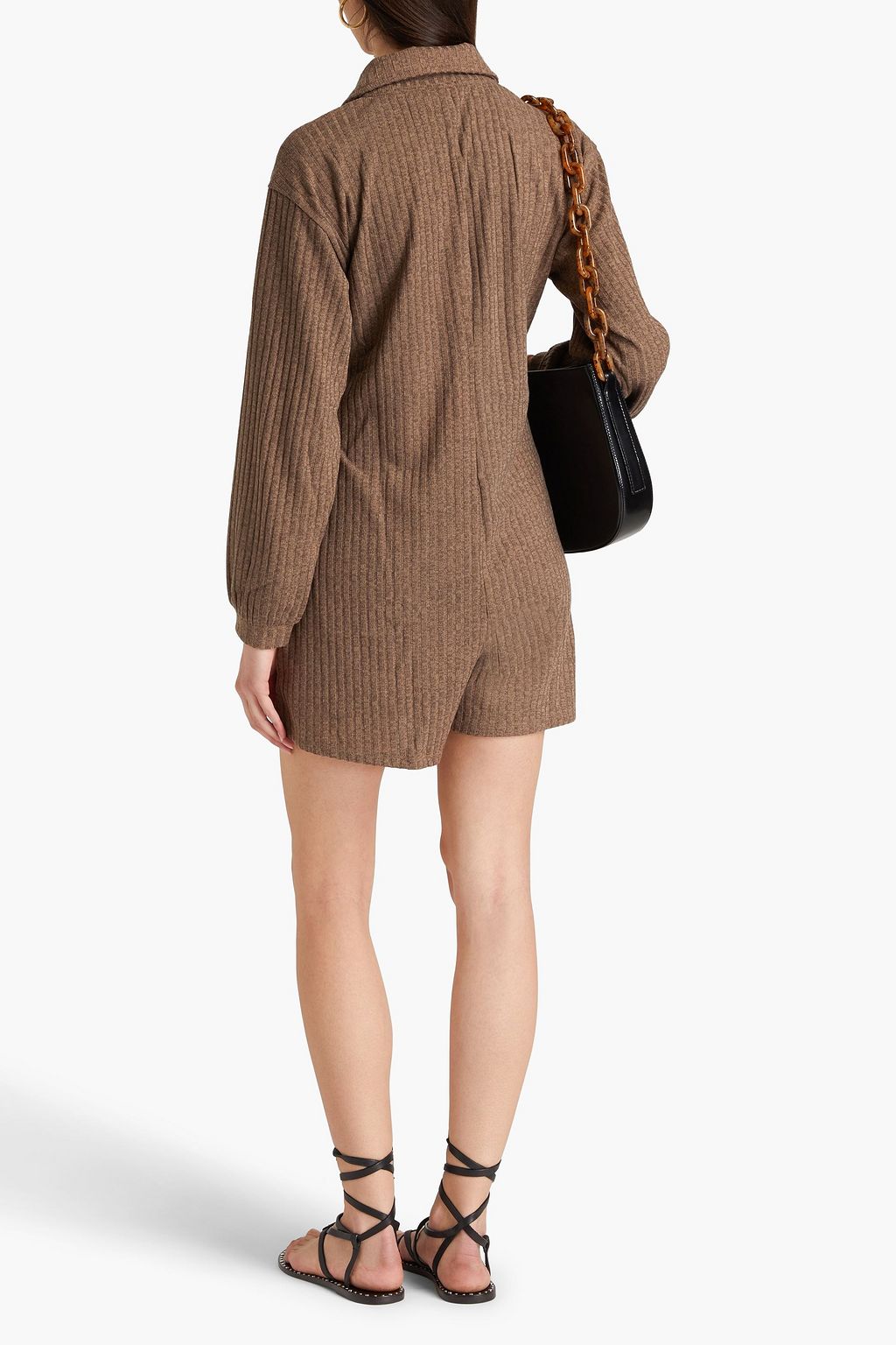 ONIA Ribbed-knit playsuit