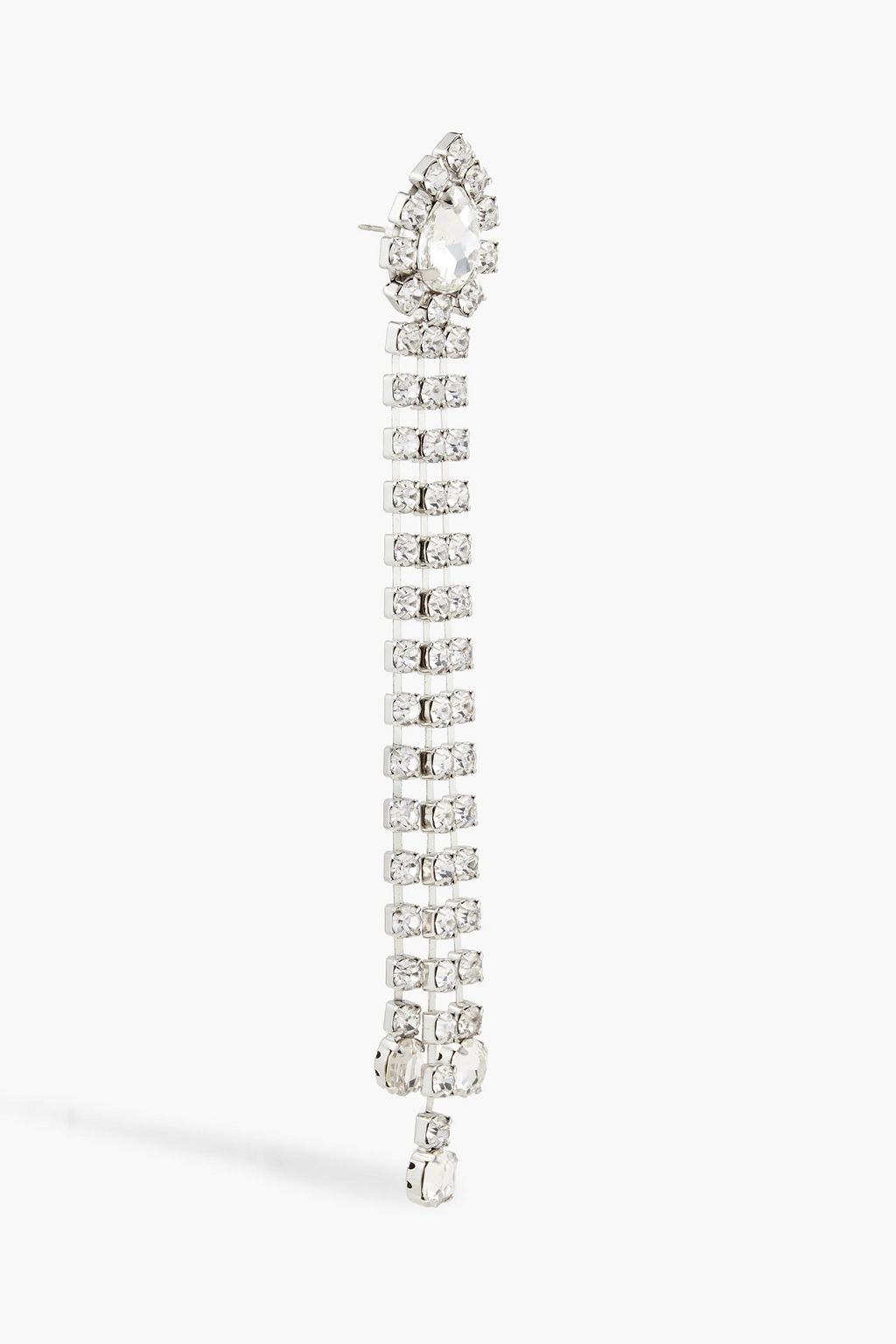 AREA Silver-tone crystal earrings