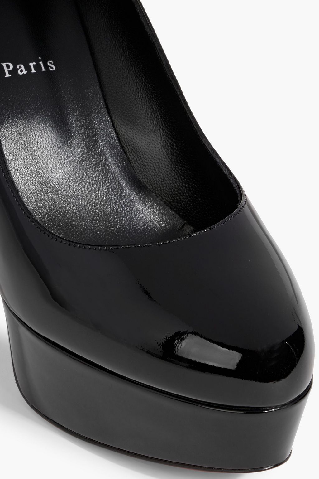 CHRISTIAN LOUBOUTIN Movida 130 patent-leather platform pumps