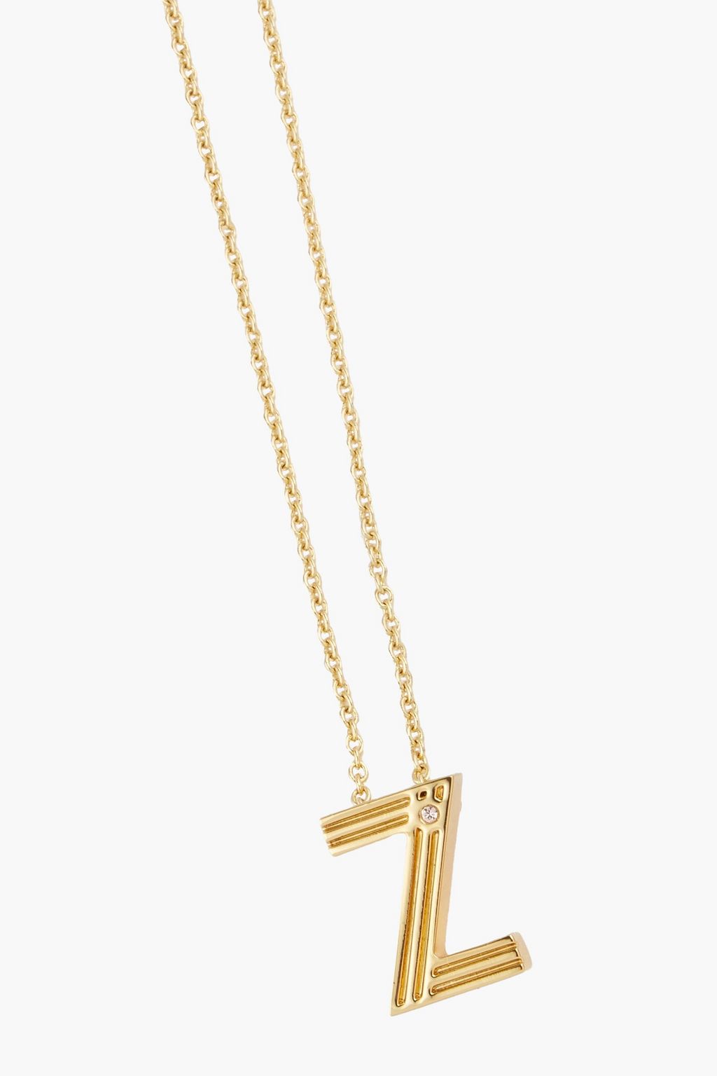 MAJE Gold-tone crystal necklace