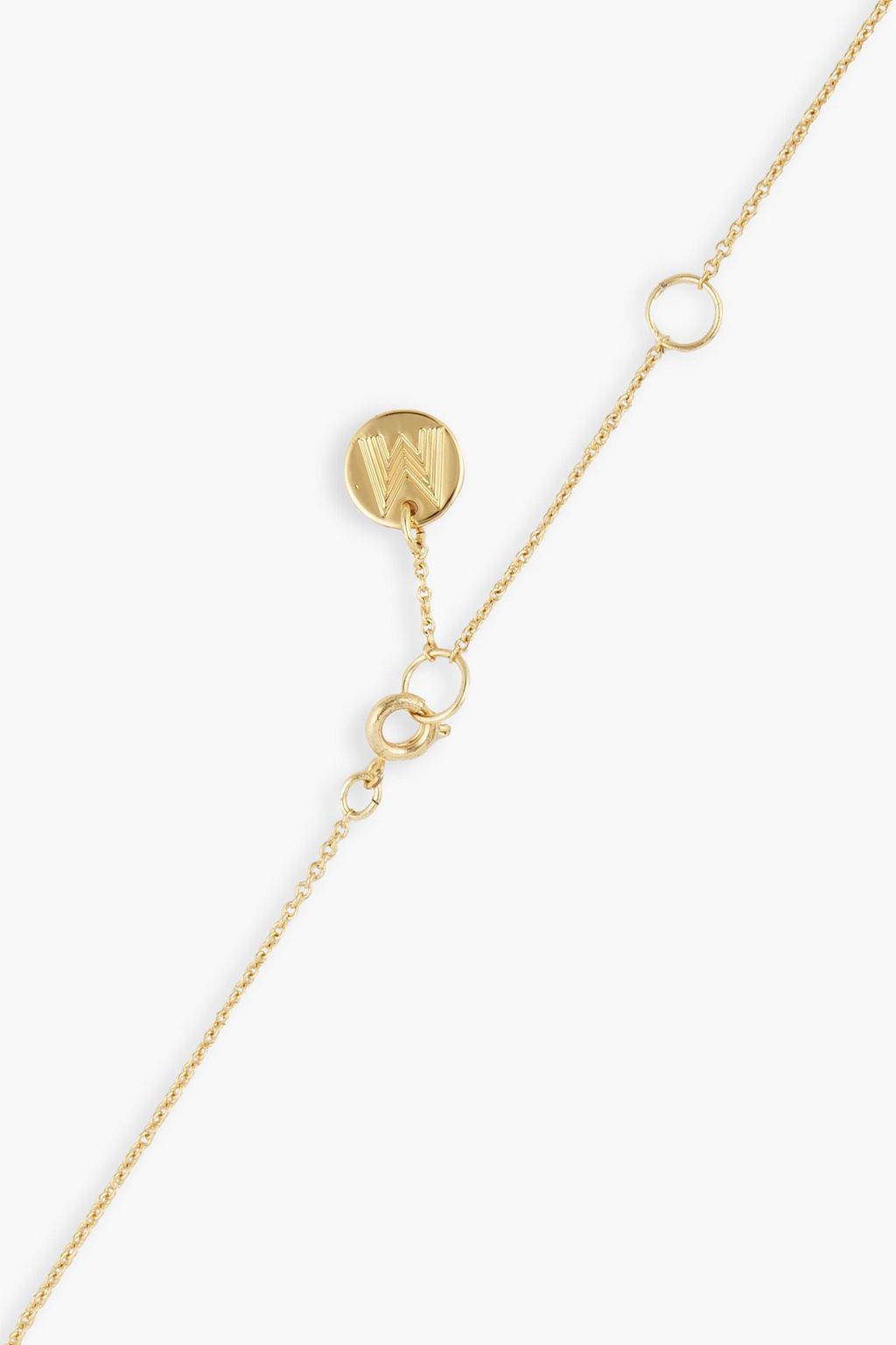 MAJE Gold-tone crystal necklace