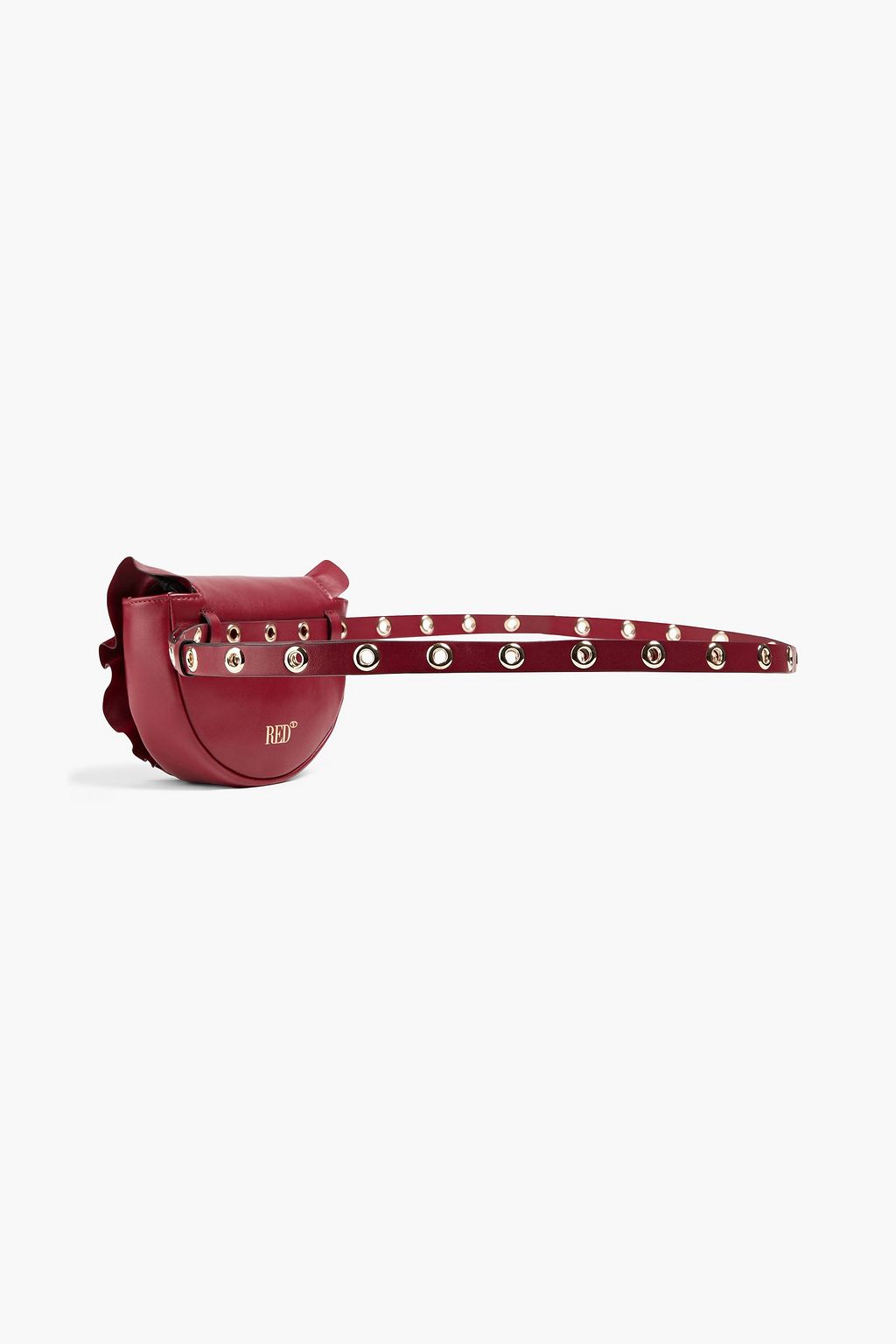 RED(V) Rock Ruffles leather belt bag