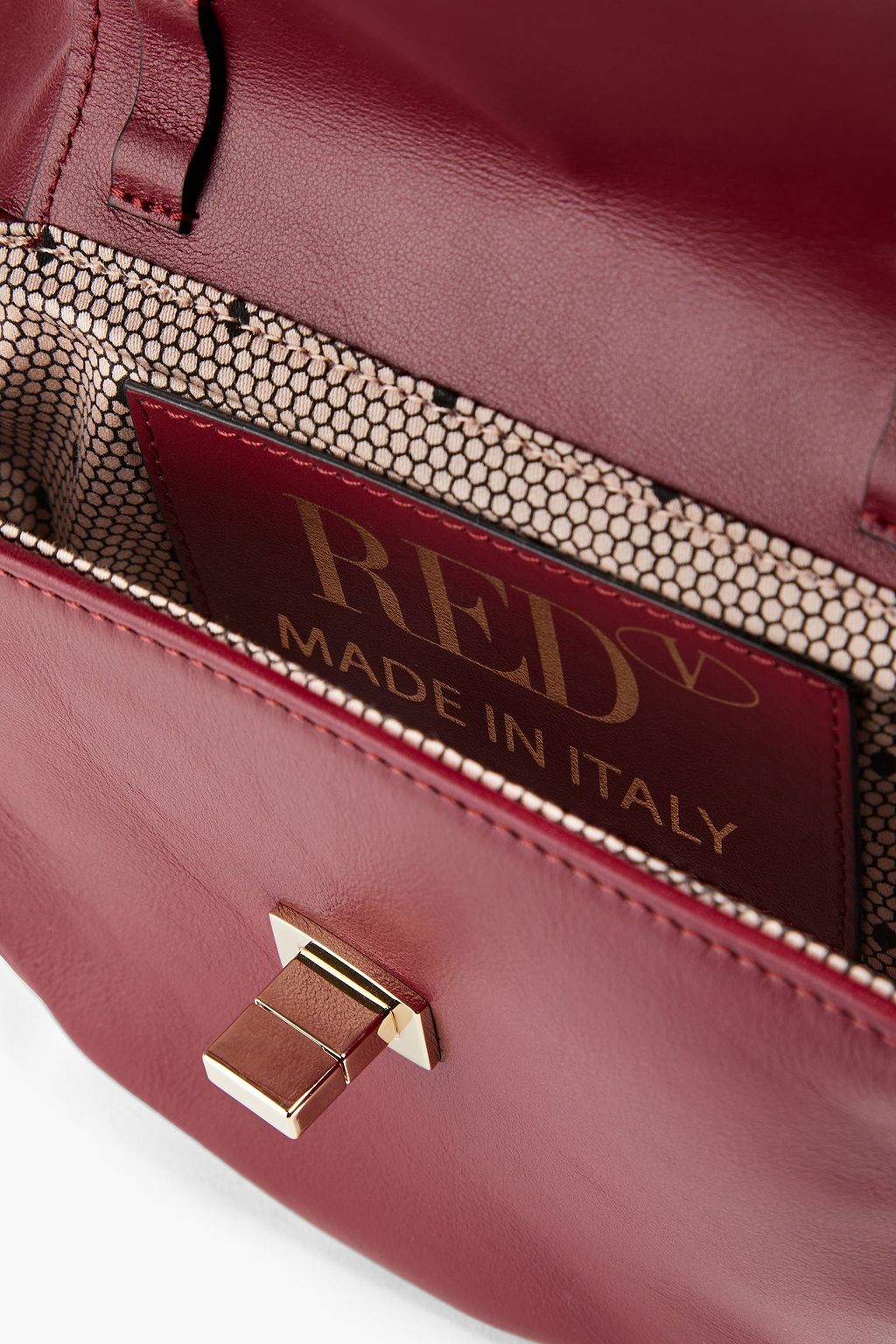 RED(V) Rock Ruffles leather belt bag