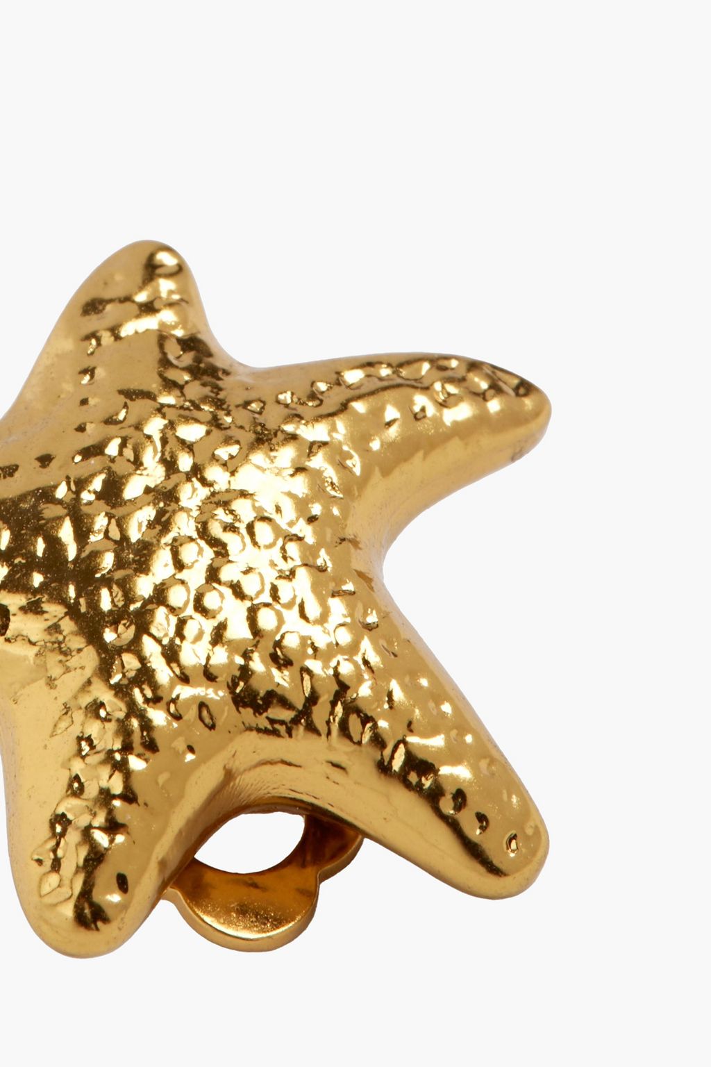 ZIMMERMANN Hammered gold-tone clip earring
